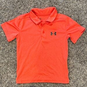 Under Armour Kids Bright Orange Polo